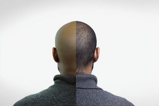 Exploring the transformation of self through a visual representation of hair and identity