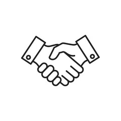 Close-up of Handshake Symbolizing Partnership and Cooperation for Business Success