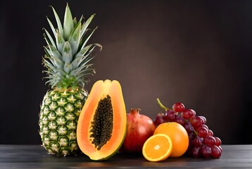 still life with fruits