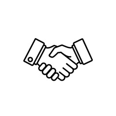 Obraz premium Professional Business Handshake Symbol for Partnership and Agreement