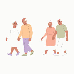 Family walking together