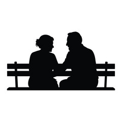 Couple on bench