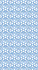 cute round shape japanese style textile fabric trendy pattern fashion art wallpaper soft blue and white vertical background