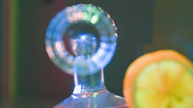 Mexican mezcal being poured in a glass