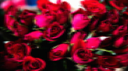 Abstract Red Glitch Light Backgrounds With Futuristic Digital Distortion Pattern