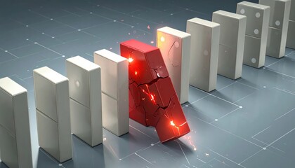 Digital Domino Effect: Vulnerable Link in Supply Chain Causing Widespread Cyberattack