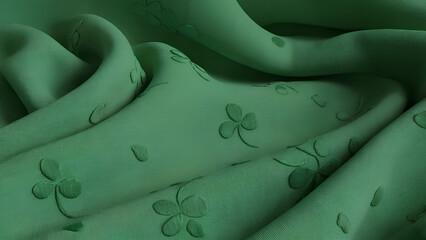 St. Patrick&rsquo;s Day Emerald Green Minimal Background