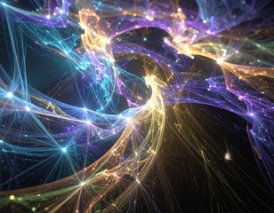 Abstract Representation of Dynamic Data Flow and Connection in the Metaverse
