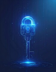Futuristic Data Privacy: Digital Lock and Key, Secure Networks