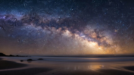 Fototapeta premium Dramatic sunbeams pierce through a dark, turbulent storm cloud over a powerful ocean wave.