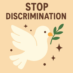 Peace Against Islamophobia Concept