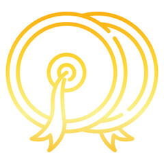 Cymbals Gradient Icon