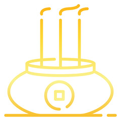 Incense Gradient Icon
