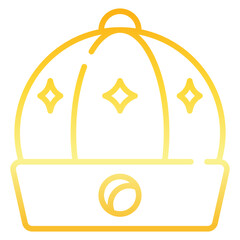 Chinese Hat Gradient Icon
