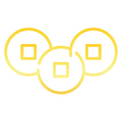 Coin Gradient Icon