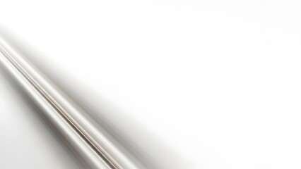 Minimalist stainless steel straw detail against a soft background