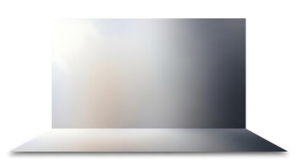 A blank laptop screen with a gradient background 