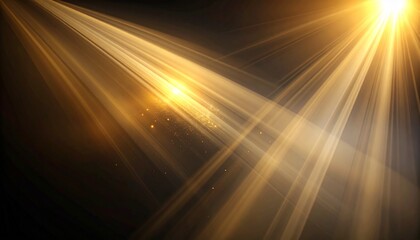 Smooth Cinematic Light Rays Icon Set Background