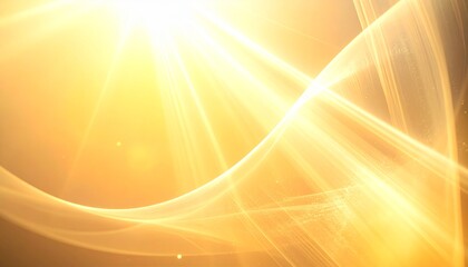 Golden abstract light background icon set