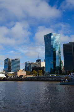 Torre y sede principal del banco BBVA Argentina, el 06 de enero de 2026, en Buenos Aires, Argentina.