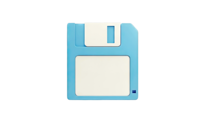 Blue Floppy Disk