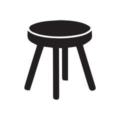 wooden chair isolated on white background