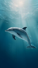 Obraz premium dolphin in the sea