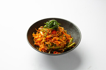 Spicy Korean Stir-Fried Squid with Vegetables 매콤한 오징어볶음