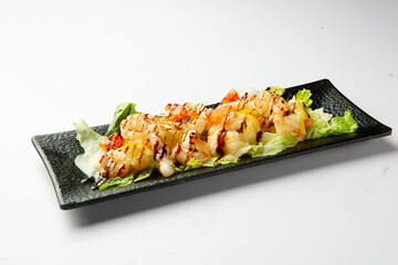 Shrimp Salad with Creamy Sauce and Balsamic Glaze 크리미 소스와 발사믹을 곁들인 새우 샐러드