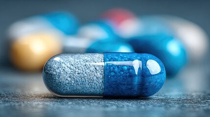 Healthcare and Treatment: Close-up of Prescription Drugs Dosage