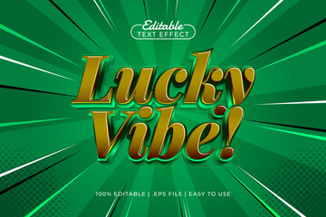 Lucky Vibe Editable Text Effect &ndash; Magical and Fun Typography for Logo, Poster, and Title