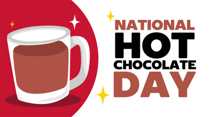 National Hot Chocolate Day with delicious chocolate