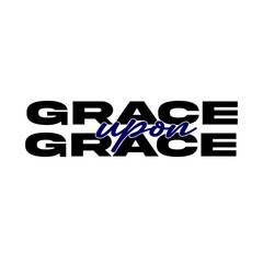 Grace Upon Grace - light version - blue text