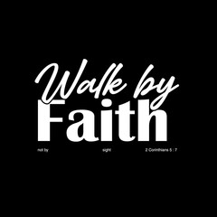 Walk in Faith - dark version