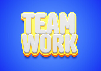 Team Work - blue version