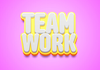 Team Work - pink version