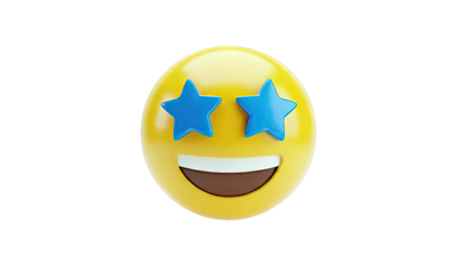 Emoji with Stars for Eyes