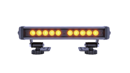 Amber LED Light Bar with Adjustable Mounts