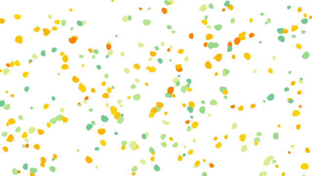 Abstract Background with Colorful Paint Splatters on White