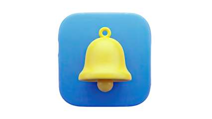 3D Notification Bell Icon