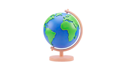 Cartoon Globe on Stand
