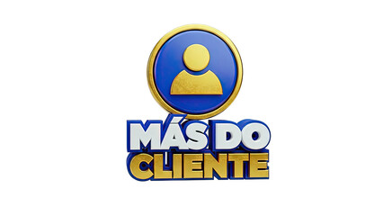 Mais do Cliente logo with person icon