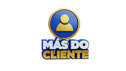 Mais do Cliente logo with person icon