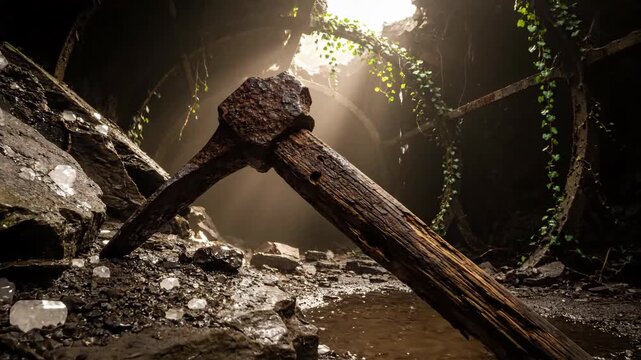 Sunlight Pierces The Forgotten Tunnel Found Deep Underground
