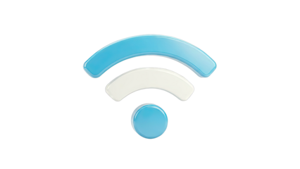3D WiFi Symbol Icon