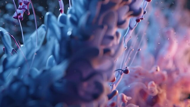 Swirls of vivid color blend seamlessly, creating a mesmerizing display of artistry. Dark and light tones mingle amid droplets, capturing a moment of creativity and passion in motion