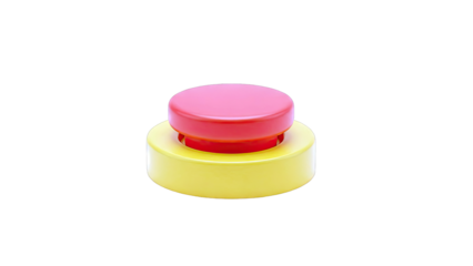 Red and Yellow Toy Button