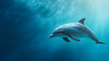 Fototapeta premium dolphin in the sea
