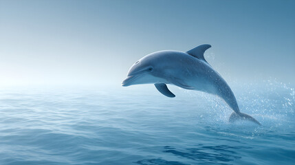 Fototapeta premium dolphin jumping out of water