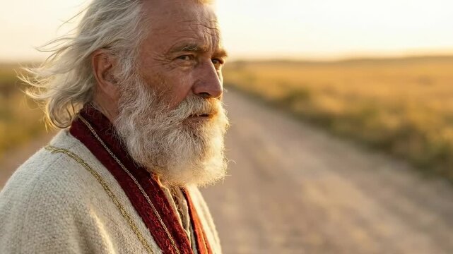 Parable of the Prodigal Son: Faithful Father Waiting at Sunset, Symbol of Hope, Patience and Unconditional Love - part 3